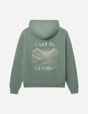 Inspiring God Is Greater Hoodie for Everyday Faith and Comfort