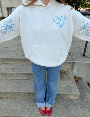 Faith Inspired Unisex Hoodie with Psalm 46:10 Embroidery