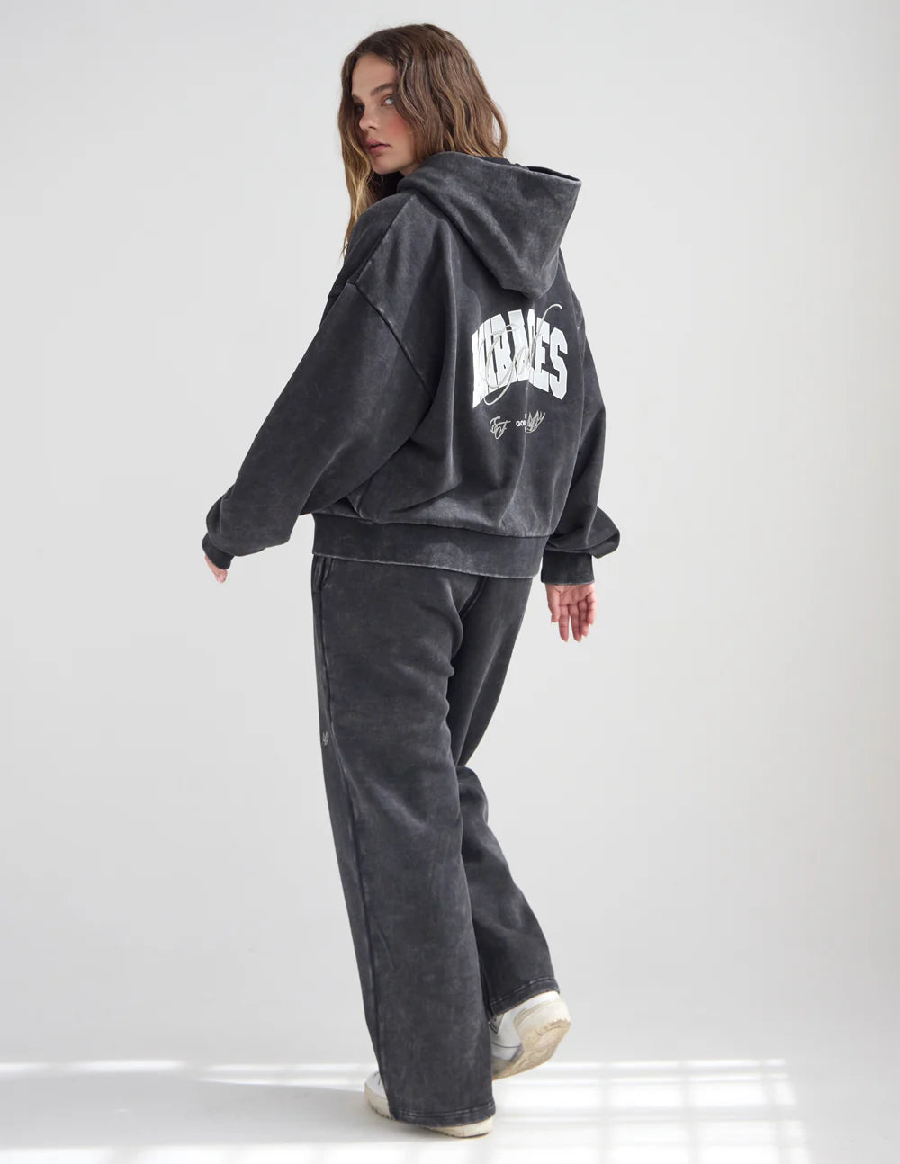 Miracles Embroidery Full Zip Hoodie for Cozy Spiritual Style