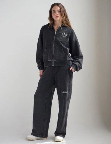 Miracles Embroidery Full Zip Hoodie for Cozy Spiritual Style