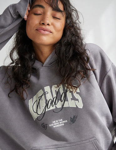 Inspiring Faith Hoodie with Miracles Embroidery