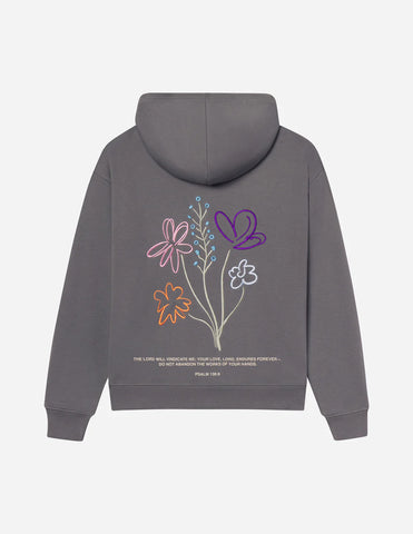 Inspirational Faith Hoodie with Embroidered Bible Verse