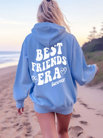 Best Friends Forever Hoodie for Matching BFF Outfits and Everyday Cozy Vibes