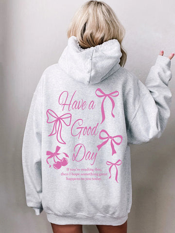 Coquette Bows Hoodie for a Sweet & Preppy Everyday Look