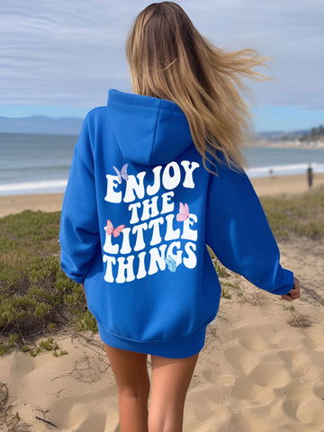 Enjoy The Little Things Hoodie for Positive Vibes and Everyday Comfort