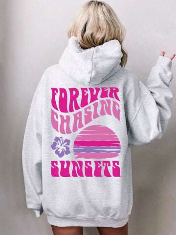 Coconut Girl Sunset Hoodie for Beachy Boho Style