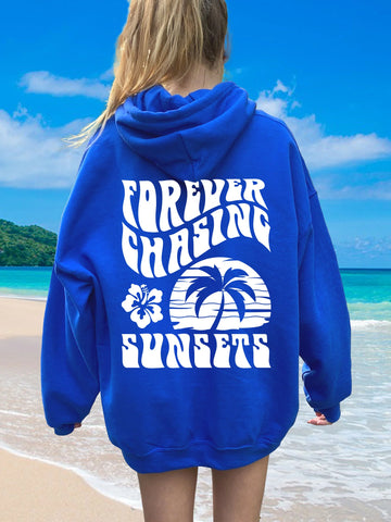 Double Sided Sunset Hoodie for Beachy Everyday Style