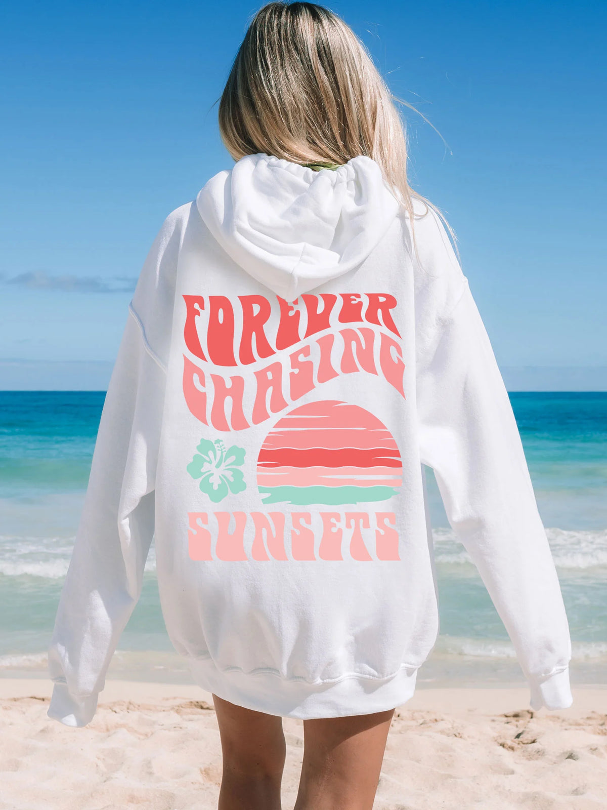 Cozy Sunset Hoodie for Beach Days and Everyday Adventures