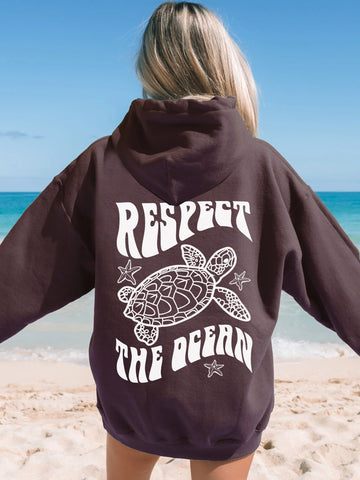Coconut Girl Sea Turtle Hoodie for Ocean Conservation Style