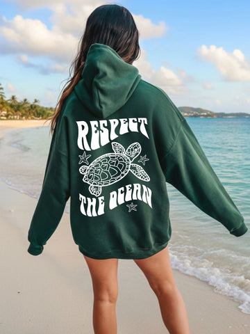 Coconut Girl Sea Turtle Hoodie for Ocean Conservation Style