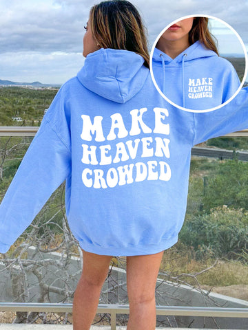 Double Sided Christian Hoodie with Inspirational Faith Message