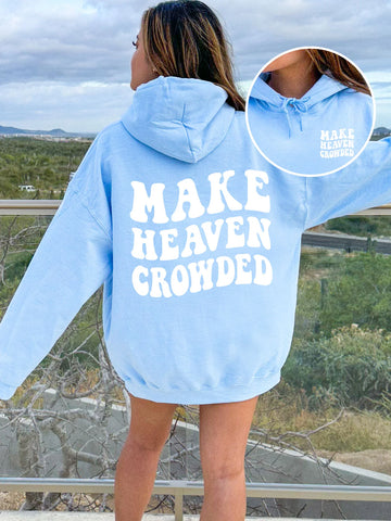Double Sided Christian Hoodie with Inspirational Faith Message