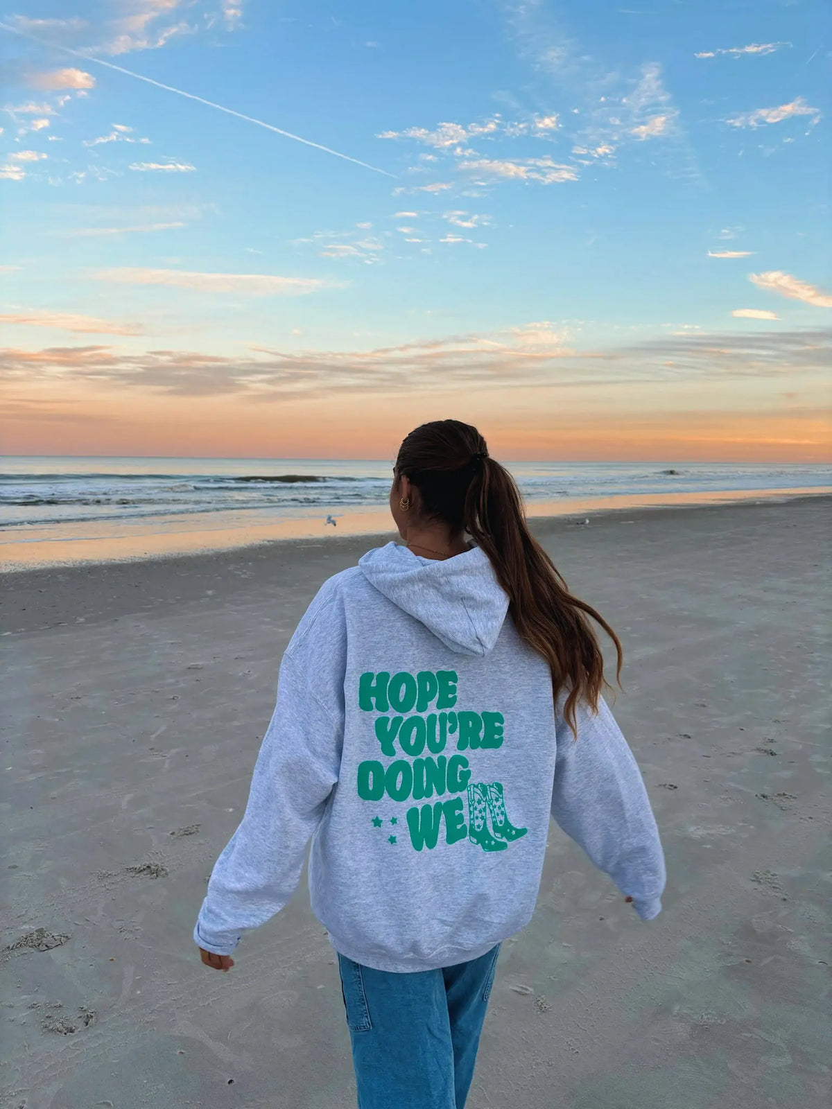 Puff Print Hoodie with Inspirational Message for Everyday Comfort