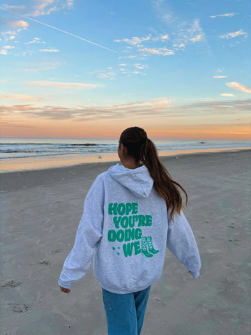 Puff Print Hoodie with Inspirational Message for Everyday Comfort