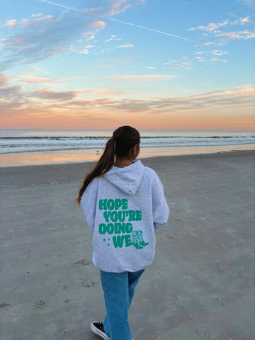 Puff Print Hoodie with Inspirational Message for Everyday Comfort