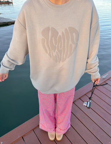 Heart & Soul Christian Crewneck Sweatshirt for Everyday Faith