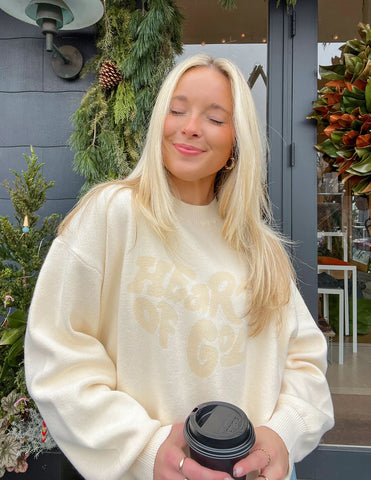 Buttercream Cotton Knit Sweater for Effortless Everyday Style