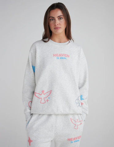 Heaven Is Real Unisex Sweatshirt | Cozy Bible Verse Crewneck