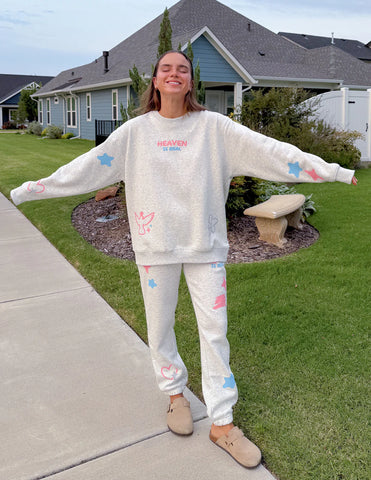 Heaven Is Real Unisex Sweatshirt | Cozy Bible Verse Crewneck