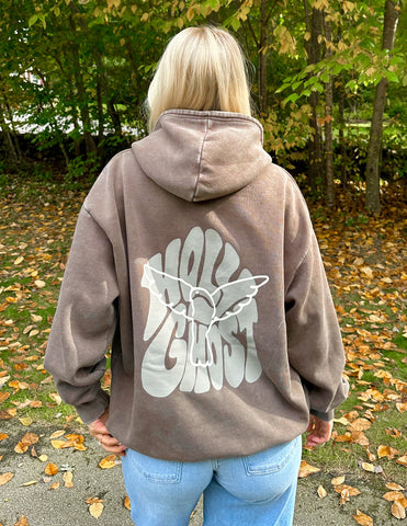 Malt Unisex Hoodie with Inspirational Holy Spirit Design