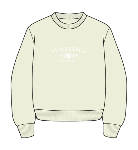Sandstone Embroidered Sweatshirt for Effortless Everyday Style