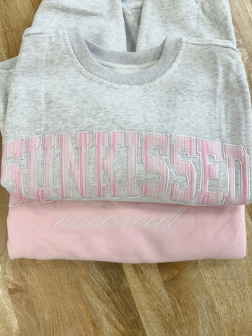 Soft Pink Striped Sweatshirt for Effortless Everyday Style