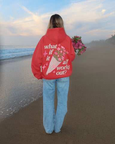 Oversized Hoodie with Embroidered Motif for Effortless Everyday Style