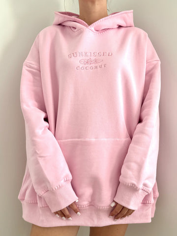 Pastel Magenta Oversized Hoodie for Effortless Everyday Style