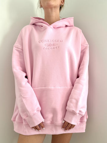 Pastel Magenta Oversized Hoodie for Effortless Everyday Style
