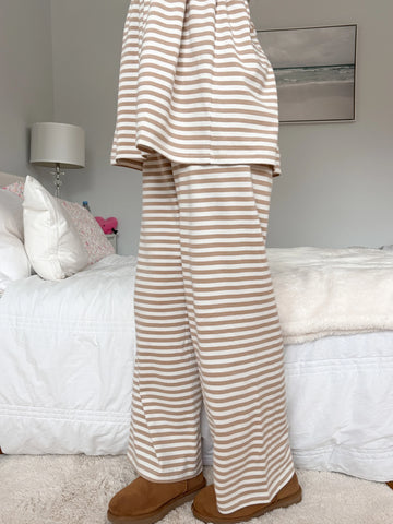 Effortless Striped Tube Top Set for Beach Days and Summer Outings