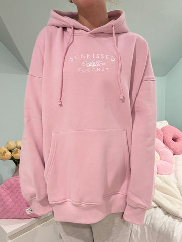 Mauve Mist Embroidered Hoodie for Cozy Everyday Style