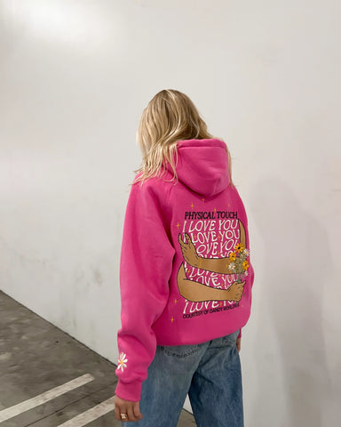 Hot Pink Oversized Hoodie for Effortless Everyday Comfort