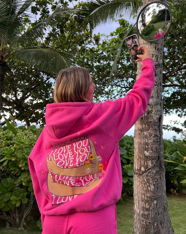 Hot Pink Oversized Hoodie for Effortless Everyday Comfort