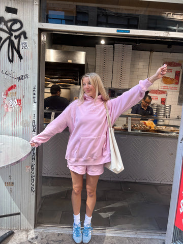 Pastel Magenta Oversized Hoodie for Effortless Everyday Style