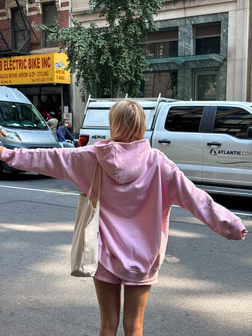 Pastel Magenta Oversized Hoodie for Effortless Everyday Style