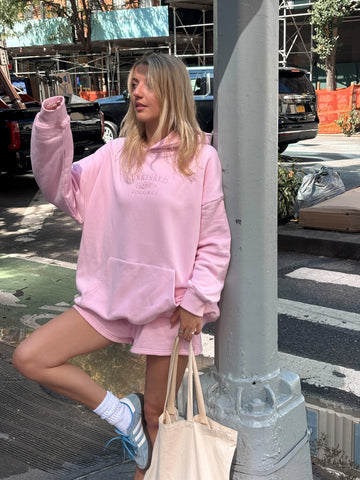 Pastel Magenta Oversized Hoodie for Effortless Everyday Style