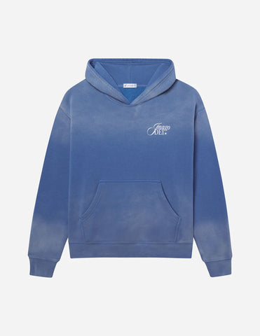 Indigo Oversized Hoodie with Inspirational Imago Dei Design
