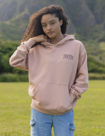 Everyday Faith Hoodie in Soft Mahogany Rose