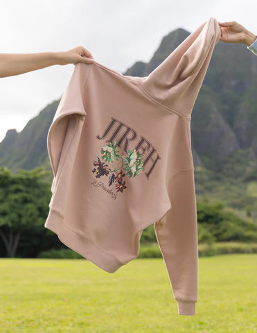 Everyday Faith Hoodie in Soft Mahogany Rose