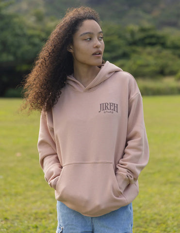 Everyday Faith Hoodie in Soft Mahogany Rose