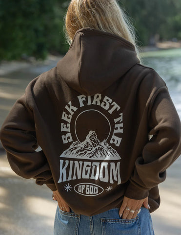 Seek First Kingdom of God Unisex Hoodie for Everyday Faith and Comfort