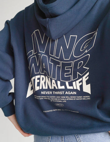 Inspiring Living Water Hoodie | Cozy Unisex Sweatshirt with Faith-Inspired Style