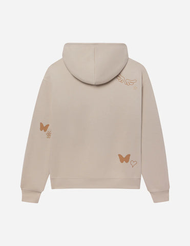 Soft Cream Unisex Hoodie for Everyday Comfort and Inspirational Style