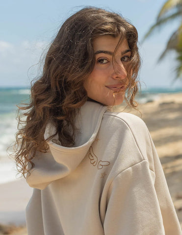 Soft Cream Unisex Hoodie for Everyday Comfort and Inspirational Style