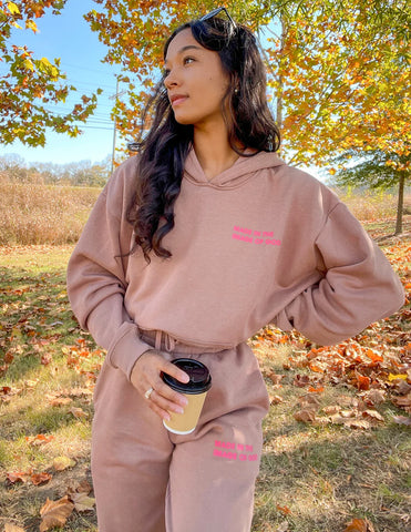 Cozy Brown Imago Dei Hoodie for Everyday Faith & Comfort