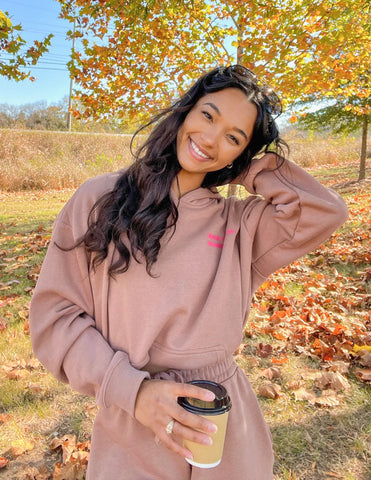 Cozy Brown Imago Dei Hoodie for Everyday Faith & Comfort