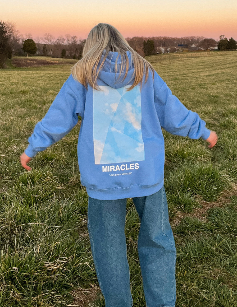 Inspired Unisex Hoodie in Mountain Bluebird for Everyday Comfort