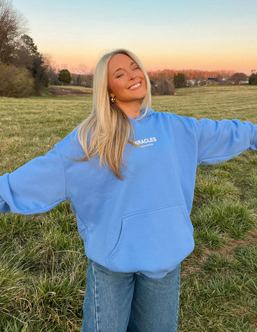 Inspired Unisex Hoodie in Mountain Bluebird for Everyday Comfort