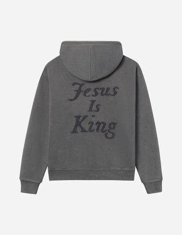 Bold Faith Hoodie with Not Sorry Jesus Is King Statement