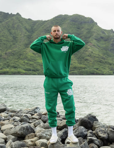 Faith-Filled Unisex Hoodie in Soft Green Ombre for Everyday Inspiration